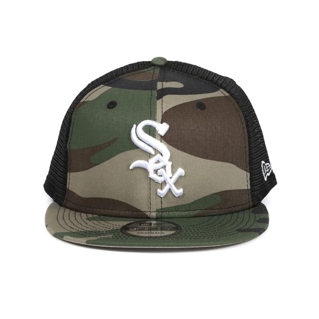New Era MLB 9FIFTY Camouflage Chicago White Sox Mesh Snapback Cap, Free Size