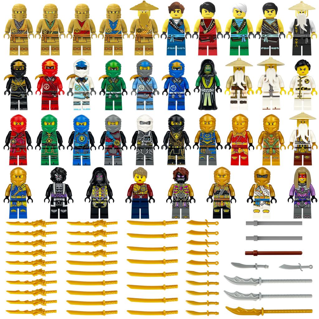 99 Ninja 1613 Children'S Assembly Small Particle Building Block Toy World Doll Weapon Piece