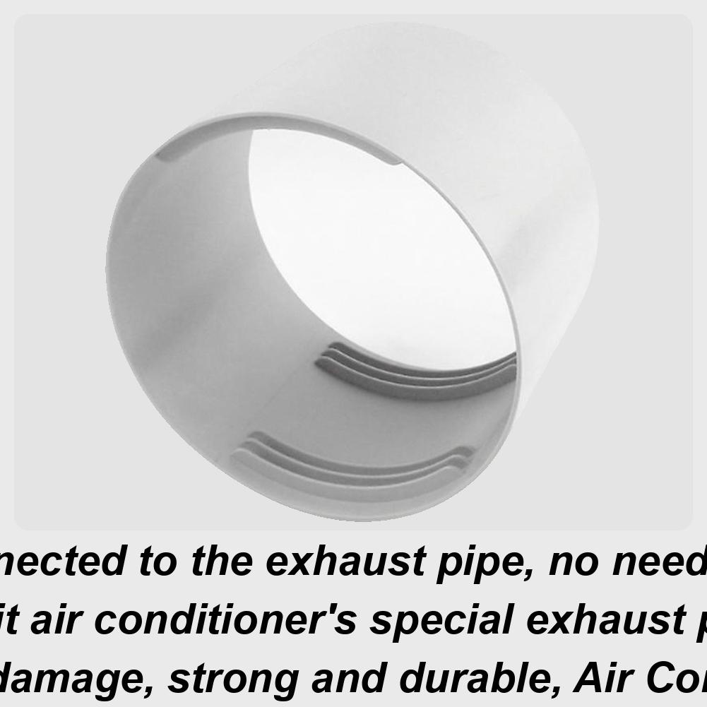 Air Conditioning Exhaust Pipe Interface Portable AC Exhaust Pipe Connector 15/13CM Plastic Air Conditioning Pipe Converter