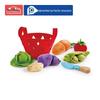 Kids Wooden Play Kitchen Vegetable Basket