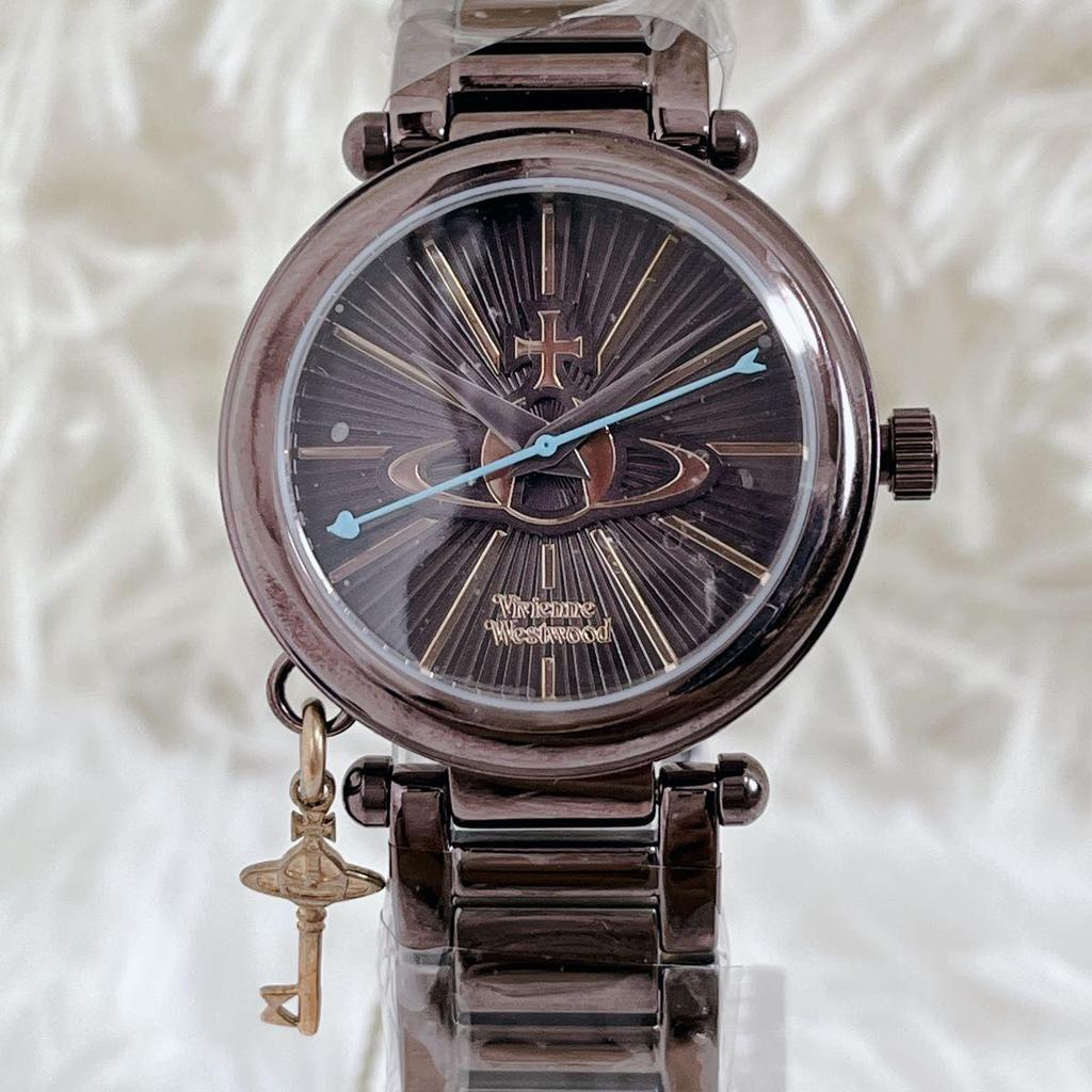 Used Working Vivienne Westwood Watch with Orb ChaRM, Box Included, Quartz