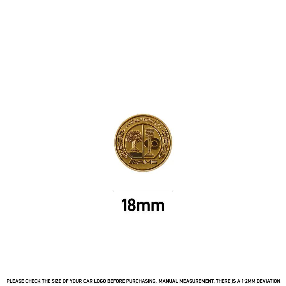 ETU4 For Benz AMG Car Steering Wheel Center Emblem Sticker Badge Decoration Cover for Mercedes Benz W204 W205 W211 Amg W212 W213 W218