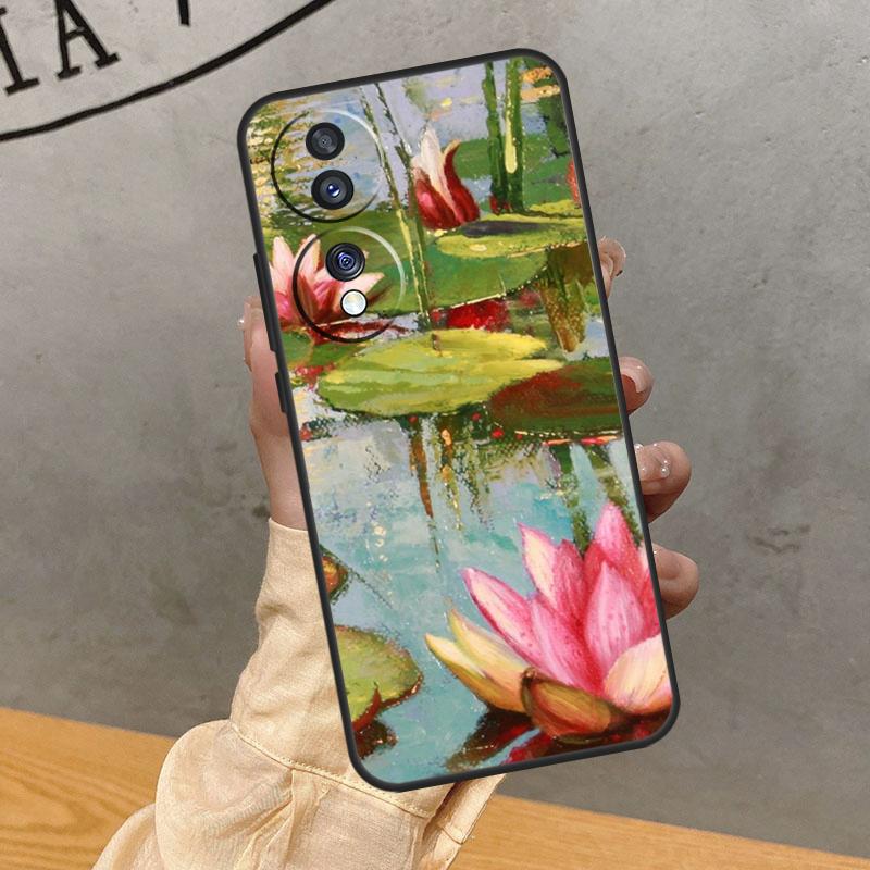 

Кейс для масляной живописи Моне для Honor Magic 7 Lite 5 6 Pro Чехол для Honor 200 400 50 70 90 X9 X8a X8b X9a X9b X9c Honor 400 Pro
