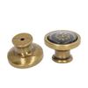 2 Sets Antique Furniture Hardware Handle Knob Zinc Alloy Round Single Hole Cabinet Door Handle