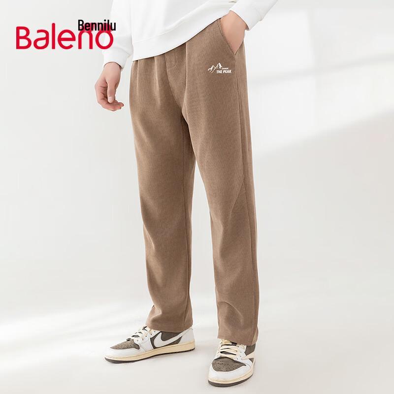 

Baleno Men s Heavyweight Chenille Straight-Leg Casual Pants M