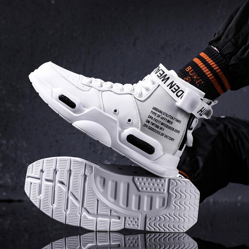 Men's Shoe Height Increasing Shoes Men's Trendy Shoes  New Autumn Versatile High Top Basketball Trendy Versatile Sports Shoe