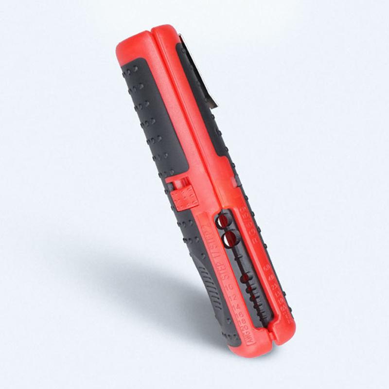 Hardware Tool Multifunctional Cable Wire Stripper Cutter Pliers Hand Tool Portable Anti-Skid Handle Strip Pen Clip