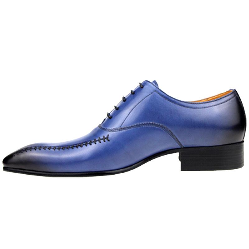 Fashion Men Shoes Comfortable Fashion With Classic Brand 2025 Lace-up Italian Style Leather For Wedding Business Office Shoes Men New In