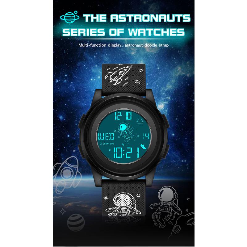 SANDA Neue Spaceman Elektronische Uhr Sportuhr Mode Trend Männer und Frauen Student Elektronische Uhr Wasserdichte Uhr