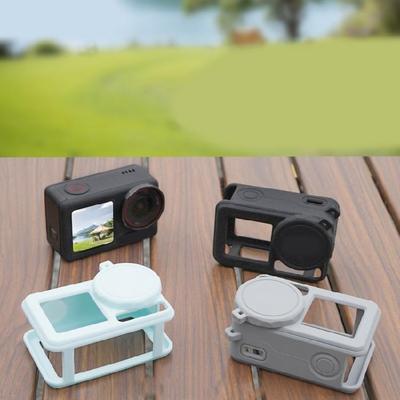 Silicone Guard Set for Action 5 Camera Sleeve, Neck Holder, Tethers Straps, and Lens Protections Caps