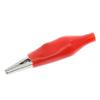 28MM Metal Alligator Clip G98 Crocodile Electrical Clamp for Testing Probe Meter Black and Red with Plastic Boot Rated