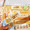 2Set Cute Cartoon Capybara Pencil Stationery Set Kawaii 5Pcs/Set Eraser Pencil Sharpener Children Student Stationery Supplies