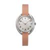 MATOW Official Dealer Women's Solar Watch MW001001PNKSS Round Silver Globe Amaranth White Shell Dial