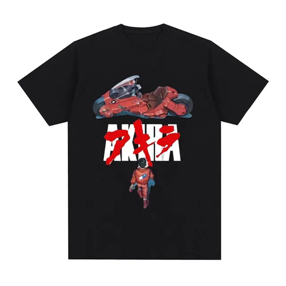 

Japanese anime New Tokyo Akira T-shirt, movie science fiction manga Masataro Kaneda men s short-sleeved T-shirt 100% cotton top XXXXXL чёрный