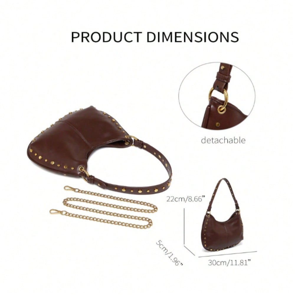 Onderarmtas Klink Handtas Ketting Schoudertas Crossbody Dames Tas Veelzijdig Draagbaar