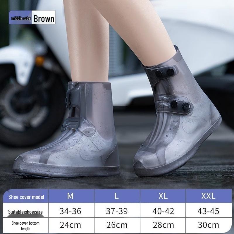 Hanyou Waterproof Thick Rain Shoe Covers