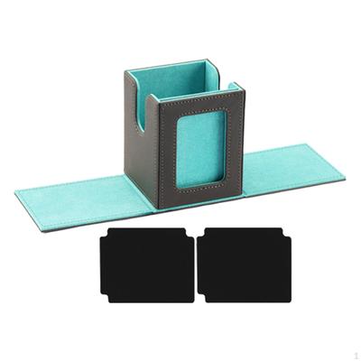 Karten Deckbox Sportkarten Hülle Schutz Organizer mit 2 Trennwänden Display Hülle Halter PU