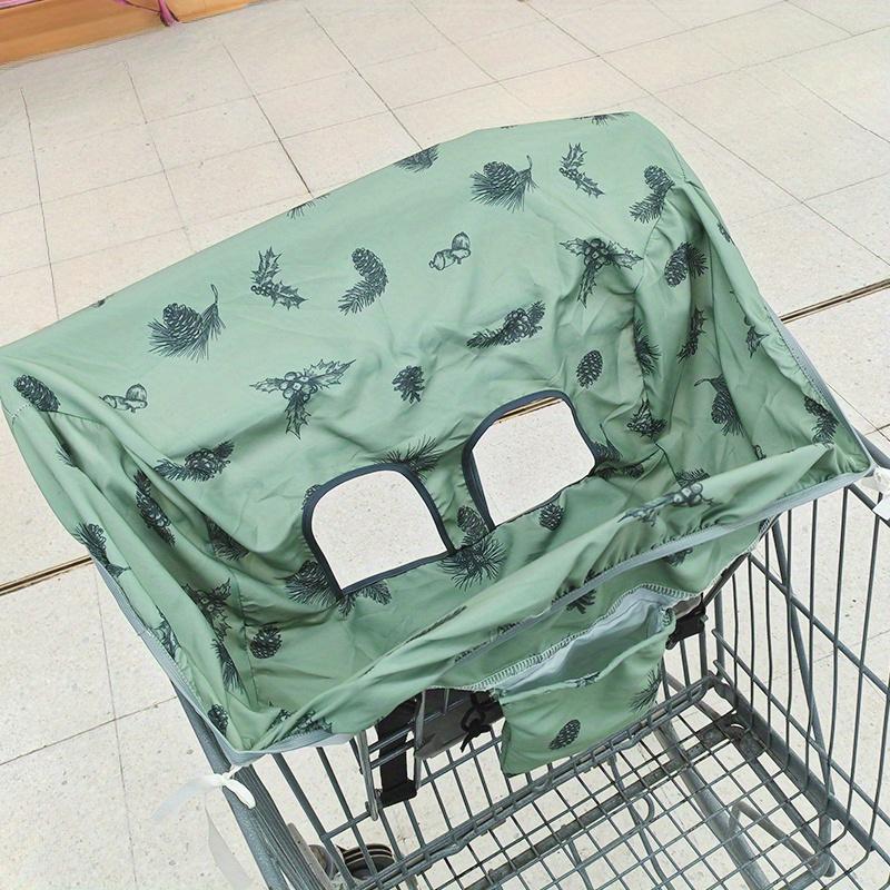 Portable Shopping Cart Seat Cover - Durable Polyester & Spandex Blend,Machine Washable,Holiday Gift Item | Floral Pattern Cover|Machine Washable Cover