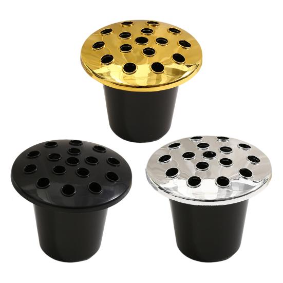 Cemetery Flower Holder with Lid Graveyard Memorial Vase Cemetery Flowerpot for Flower Arrangement Cemetery Decorations