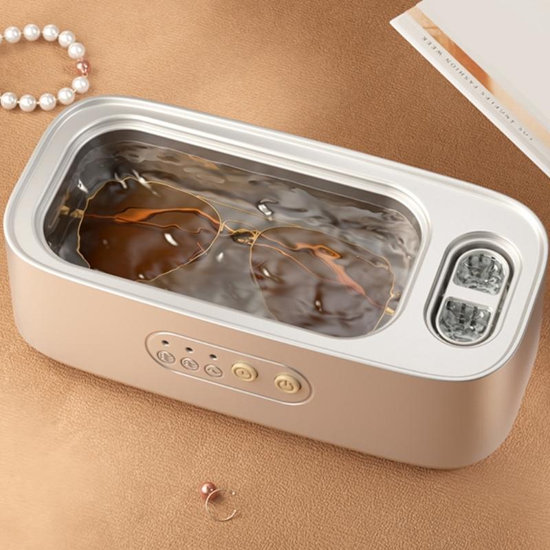 Practical Jewelry Cleaner Glasses Cleaner Efficient Cleaner Jewelry Cleaning Machine Eyeglass Cleaner for Jewelry