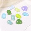 Przezroczysty Solidny Owalny Trójkątny Kwadratowy Kształt Narzędzia do Paznokci Ekspozytor Karty Kolorów na Stół do Paznokci Manicure DIY Narzędzia do Ćwiczeń Tipsy do Paznokci