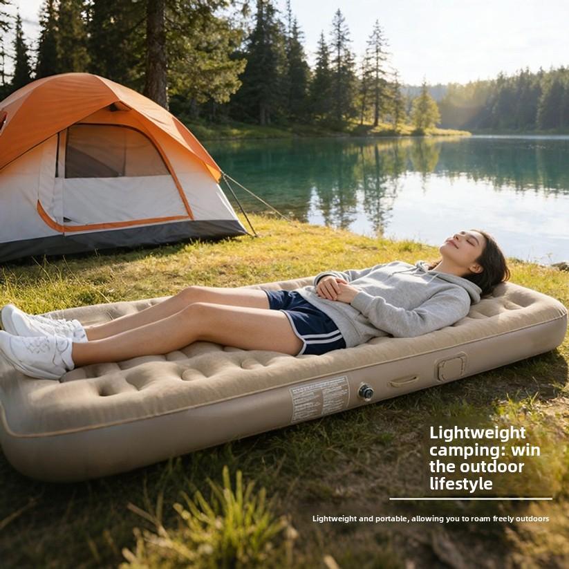 Outdoor Bed Air Cushion Nap Bed Heightening Thickening Air Mattress Inflatable Bed Home Single Air Mattress Double Lunch Break