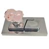 Pig Toilet Button Press For Long Nails,Universal Flush Sticker,No-Touch Sanitary Adhesive Bathroom-Cute Cabinet Pull Handle