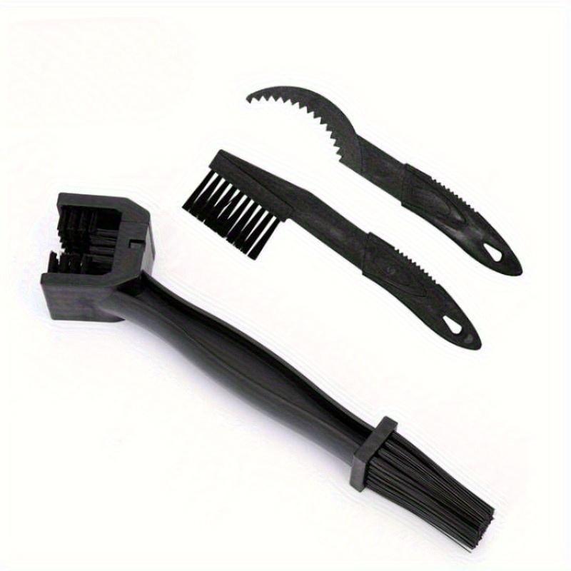 3pcs Plastic Bicycle Chain Cleaner Brushes Mountain Bike Machine Washer Brush Scrubber Cycling Riding Cleaning Maintenance Tools