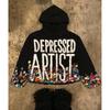 American Streetwear 3D Print Zip Y2K Hoodie Jacket Men Women