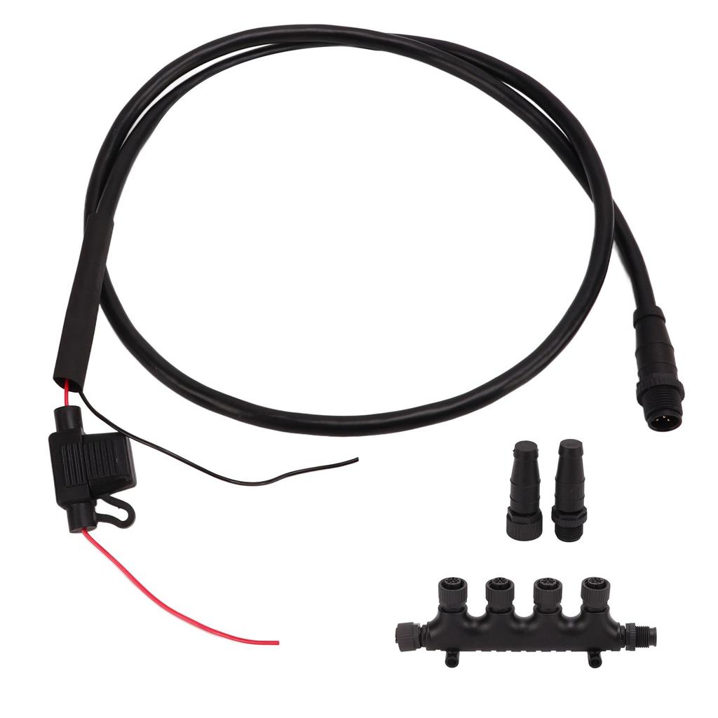 For NMEA 2000 Male Backbone Cable IP67 Waterproof 5 Pin Marine Drop Cable for Lowrance Networks