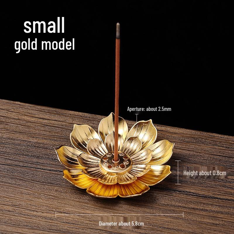 Lotus Incense Holder – Indoor Sandalwood Incense Burner and Home Ornament Craft