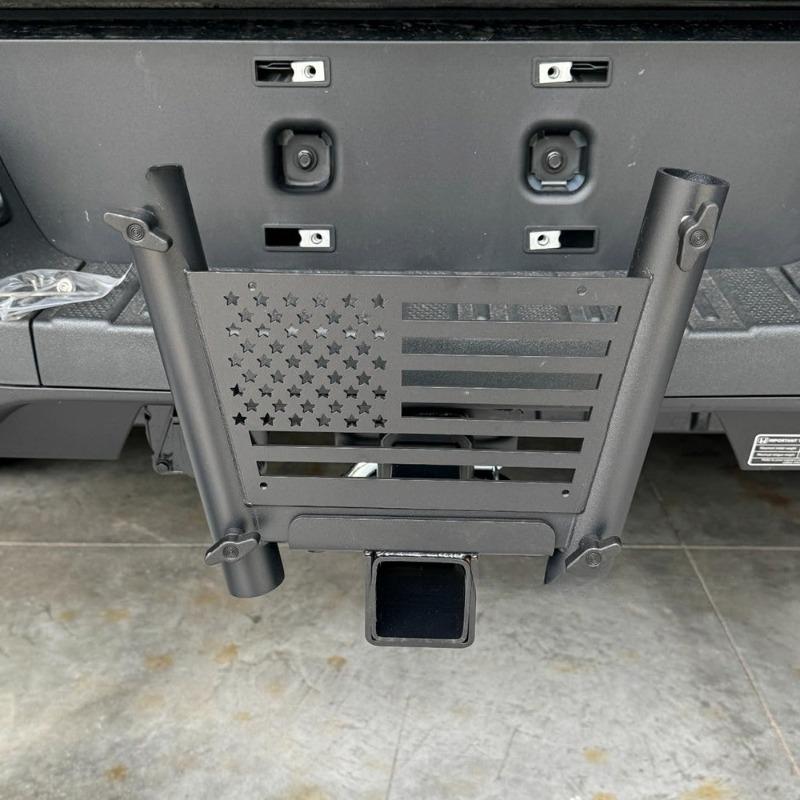 Für Universelles SUV Jeep LKW 2 Zoll Receiver Hitch Mount Verlängerter Fahnenmast Halter Abschlepp Heckhalter Zubehör Off Road ATV UTV
