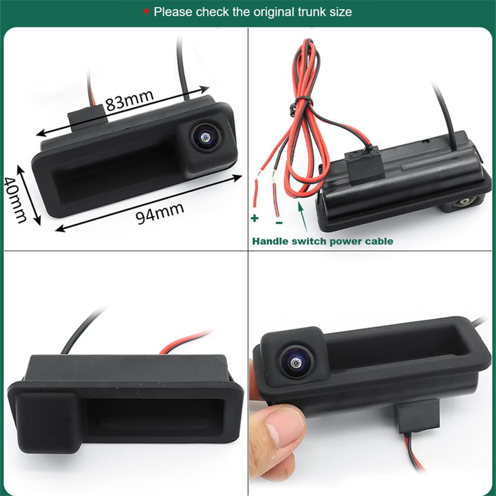 AHD Reverse Backup Trunk Handle Camera For Ford Mondeo MK4 CHIA-X Fiesta Focus