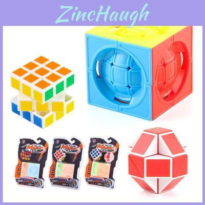 Colorful 5.7cm Educational Puzzle Cube With Unique Earth Shape For Kids Fun
