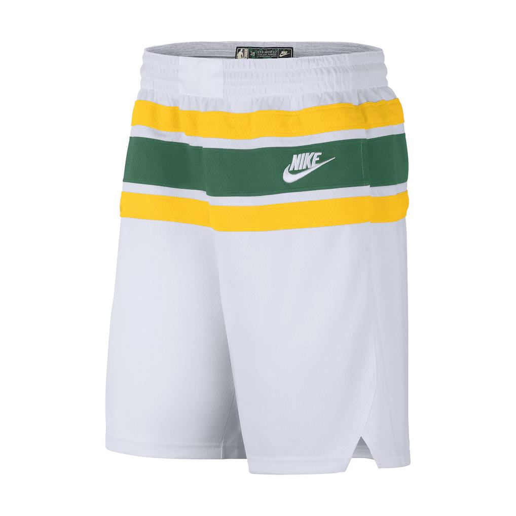 Nike NBA Houston Rockets 2022/23 Retro Edition Swingman High-Performance Striped Basketball Shorts Men shorts DO9504-100