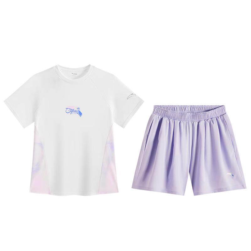 Anta Kids Girls' Quick-Dry Summer Sportswear Set