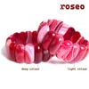 Natural 9 Color Botswana agate Stone Beads Bracelet Natural Gemstone Jewelry Bangle For man Woman For Gift Wholesale