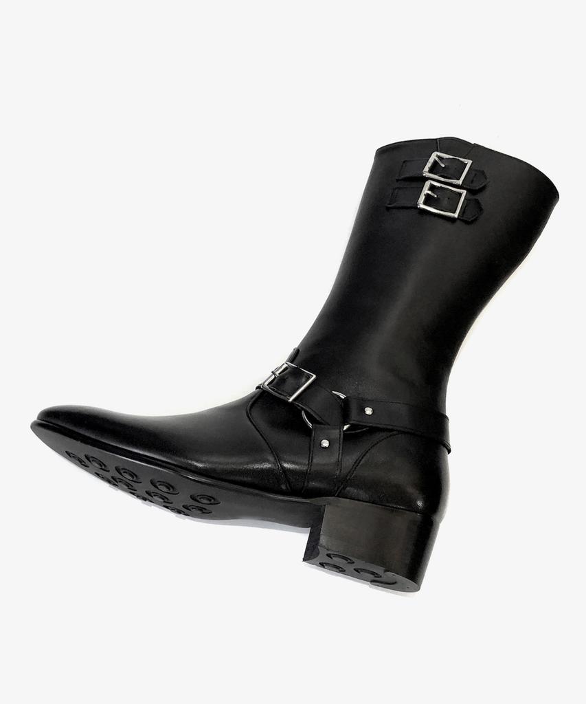 Joenshoe Laurent Mid-Level Engineer Long Boots Black