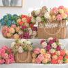 Artificial Hydrangea Silk Flowers for Wedding Arch, Home Decor & Wall Accessories