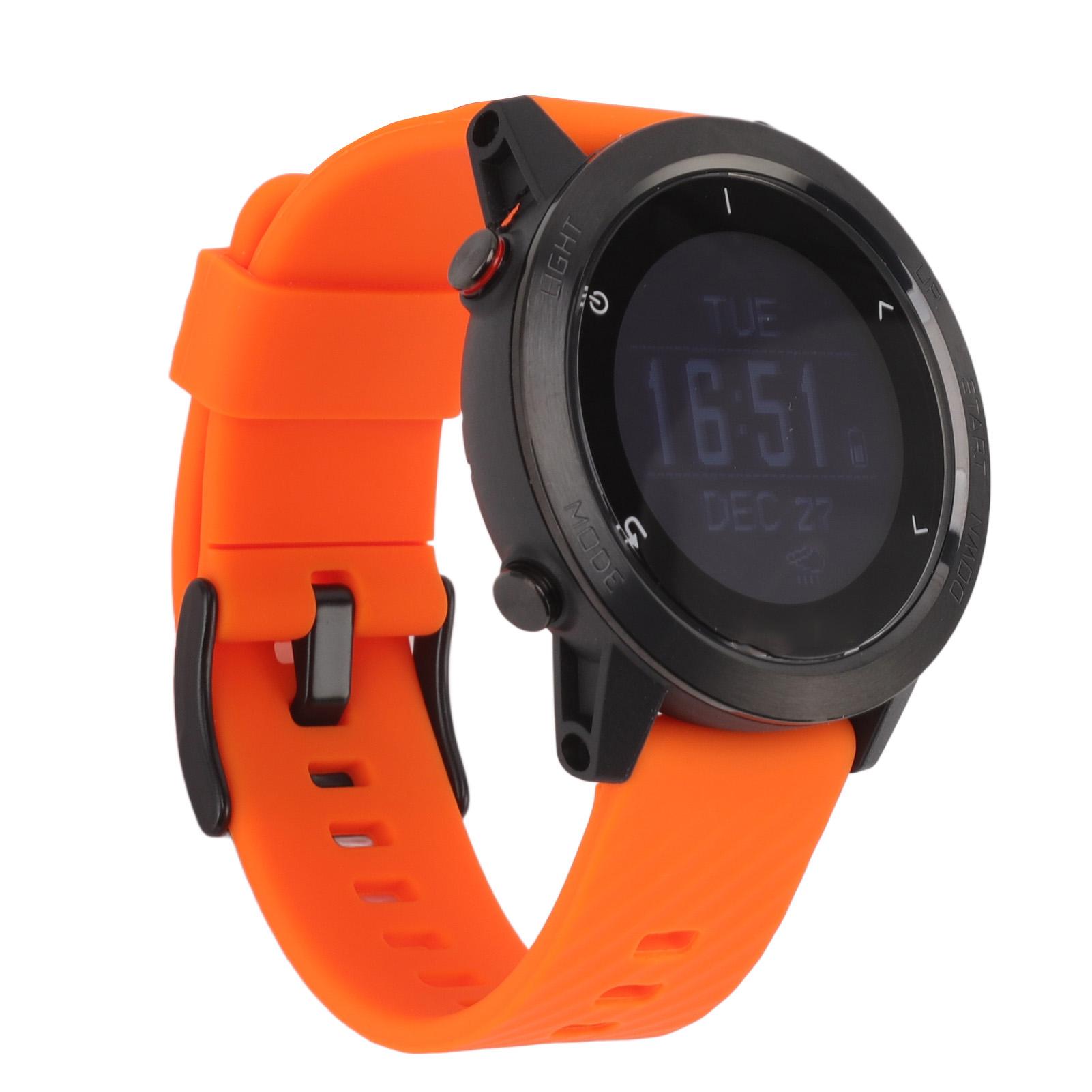 

Мужские компьютерные часы для дайвинга, многофункциональные уличные GPS-часы для бега, ходьбы, езды на велосипеде чёрный