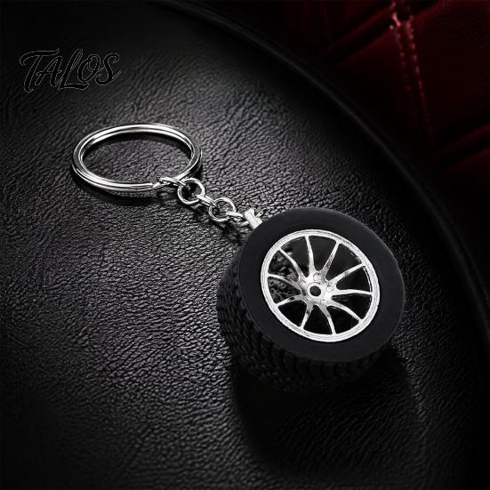 Auto Rad Schlüsselanhänger Auto für Rucksäcke, Schlüsselanhänger Halter, Metall Handtaschen Anhänger Dekoration Zubehör, Geschenk Enthusiasten