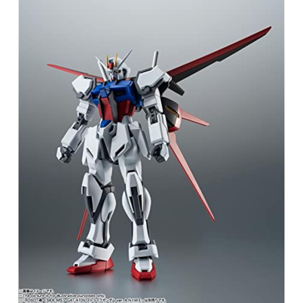 TAMASHII NATIONS ROBOT Soul Mobile Suit Gundam SEED [SIDE MS] AQM/E-X01 Yale Striker & Effect Par...