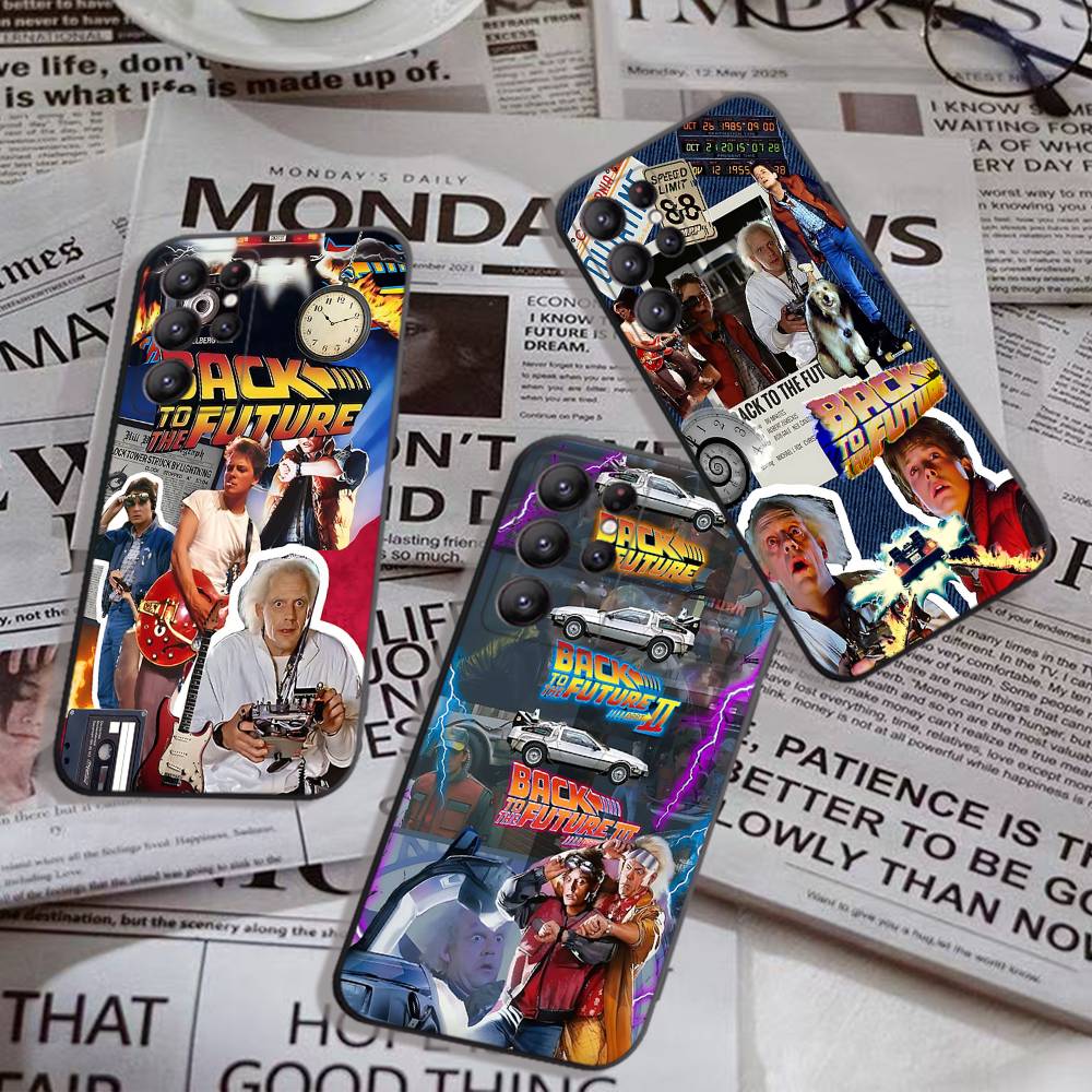 Movie B-Back To The F-Future Phone Case For Samsung S 24 Fe 25 Ultra Plus 20 Lite 21 30 22 23 24 22 Ultra 5G Fundas