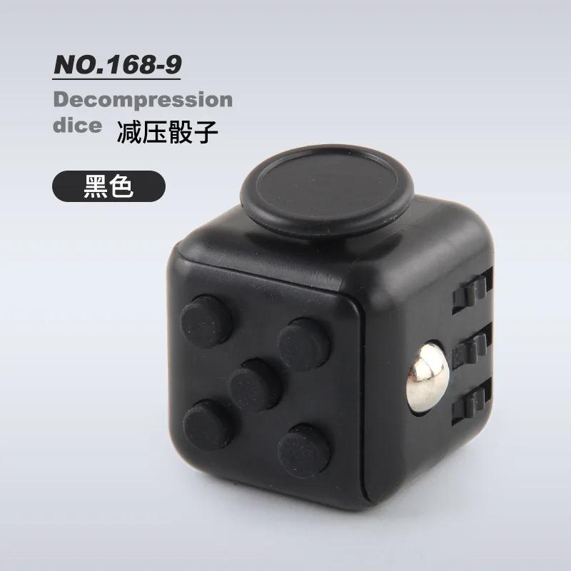 Solid Color Fidget Decompression Dice for Release Stress Autism Anxiety Relieve Adult Kids Stress Relief Anti-Stress Fidget Toys