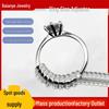 Eco-Friendly Transparent Ring Size Adjuster Sleeve