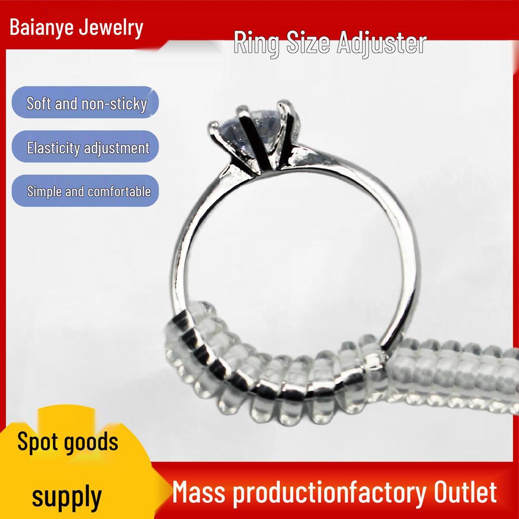 Eco-Friendly Transparent Ring Size Adjuster Sleeve