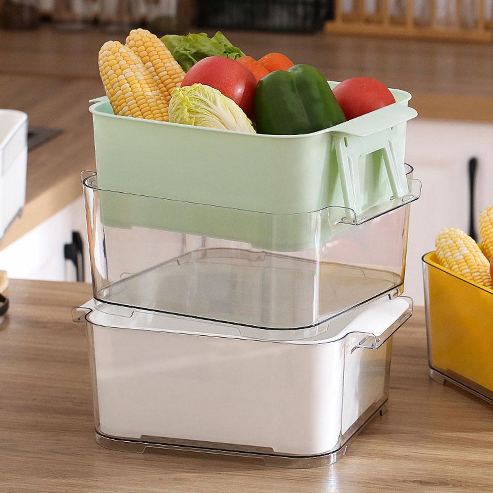 Faucet Vegtable Drain Basket Stackable Fruit Draining Basket For House