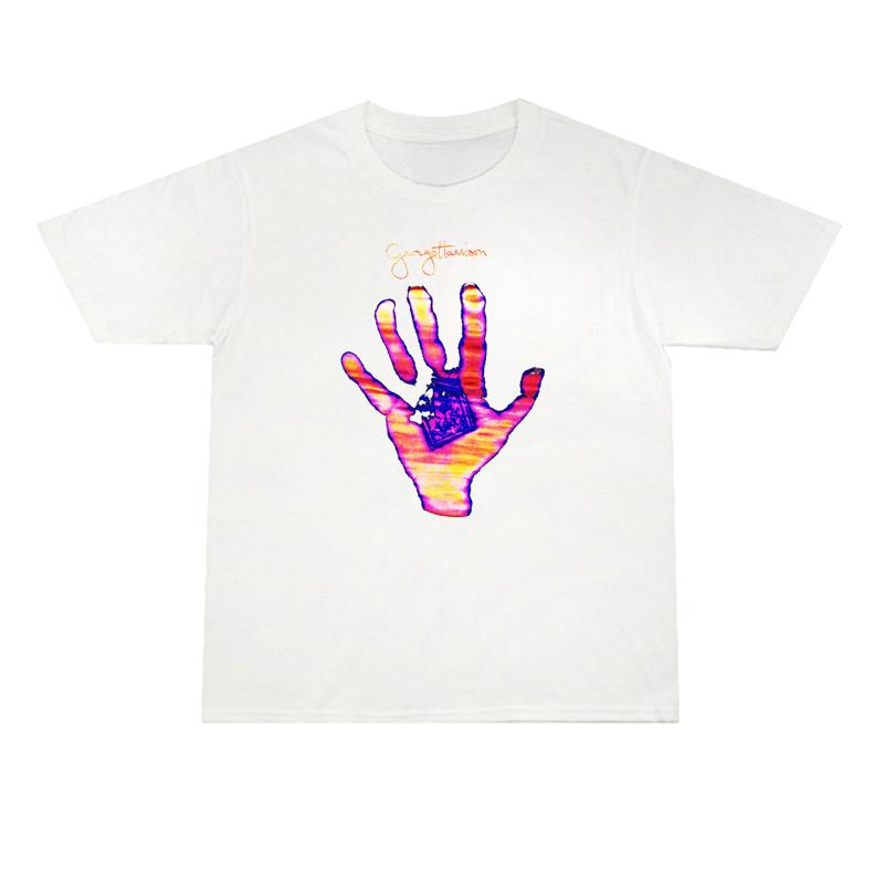 

Футболка мужская и женская из хлопка с принтом певца, музыканта Джорджа Харрисона, лето 2025 г., высокое качество, короткий рукав, мужская футболка XXXXL