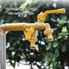 Pack Of 2 Brass?1/2inch Faucet Extension Water Pipe Fitting Brass?1/2inch Valve Extension Corrosion Resistant for Plumbi