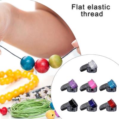 100M Elastic String Bead Cord For Bracelets 0.7mm Elastic Cord With Holder Case For Bracelets Necklace Jewelry Making